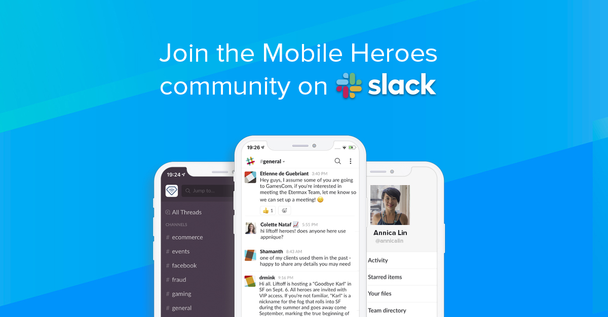 Join the Mobile Heroes Slack Community